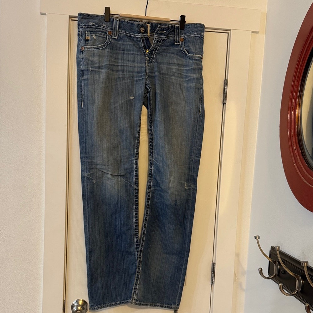 Big Star Women's Classic Blue Straight Leg Jeans
